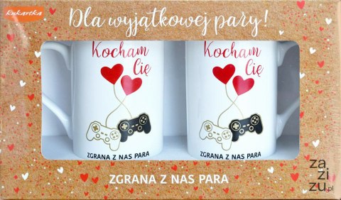 Komplet 2 kubków Q 1006 Walentynka Komplet 2 kubków Q 1006 Walentynka
