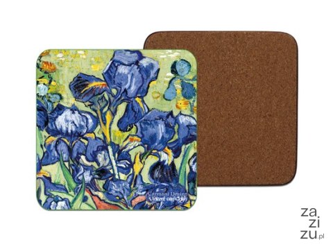 Komplet 6 podkładek korkowych V. van Gogh, Irysy CARMANI Komplet 6 podkładek korkowych V. van Gogh, Irysy CARMANI