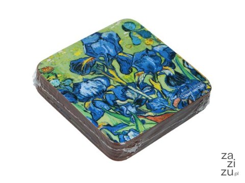 Komplet 6 podkładek korkowych V. van Gogh, Irysy CARMANI Komplet 6 podkładek korkowych V. van Gogh, Irysy CARMANI