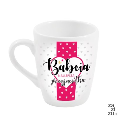 Kubek Baryłka 300ml Babcia Najlepsza Przyjaciółka Kubek Baryłka 300ml Babcia Najlepsza Przyjaciółka