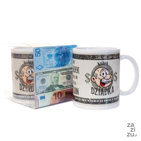 Kubek ceramiczny w opakowaniu " Taki Dziadek zdarza się raz na milion" Kubek ceramiczny w opakowaniu " Taki Dziadek zdarza się raz na milion"