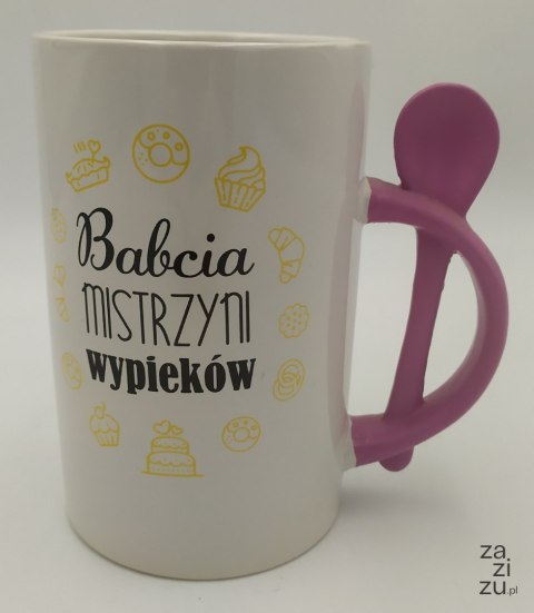 Kubek motyw Babcia mistrzyni wypieków 400ml Kubek motyw Babcia mistrzyni wypieków 400ml