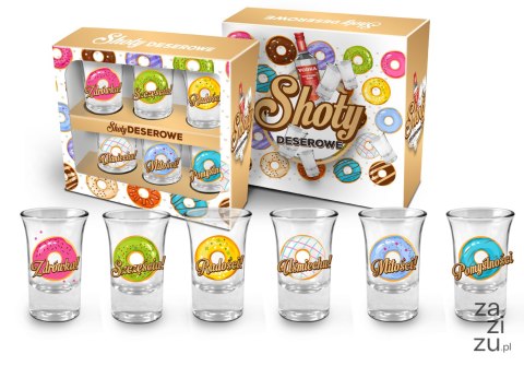 Zestaw 6 kieliszków 35ml - Deserowy Shot Zestaw 6 kieliszków 35ml - Deserowy Shot