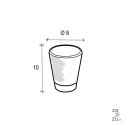 Zestaw łazienkowy 4el. granit szary