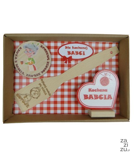 Zestaw upominkowy w pudełku dla Babci 28 x 20 cm. Zestaw upominkowy w pudełku dla Babci 28 x 20 cm.