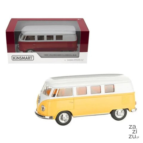 Auto metalowe KINSMART 1:32 1962 VOLKSWAGEN CLASSICAL BUS Auto metalowe KINSMART 1:32 1962 VOLKSWAGEN CLASSICAL BUS