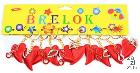Brelok 12szt. SERCE Brelok 12szt. SERCE