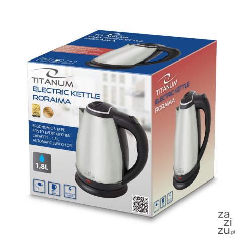 Czajnik elektryczny TITANUM RORAIMA 1.8 L INOX TKK102X Czajnik elektryczny TITANUM RORAIMA 1.8 L INOX TKK102X