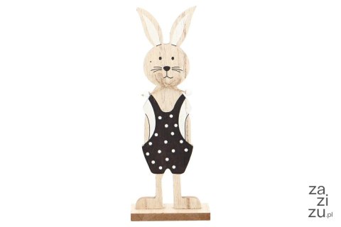 Figurka drewniana zając 9x4x24cm Figurka drewniana zając 9x4x24cm