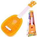 Gitara owocowa ukulele dla dzieci gitarka IN0033 POMARAŃCZA
