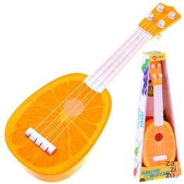 Gitara owocowa ukulele dla dzieci gitarka IN0033 POMARAŃCZA