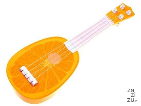 Gitara owocowa ukulele dla dzieci gitarka IN0033 POMARAŃCZA Gitara owocowa ukulele dla dzieci gitarka IN0033 POMARAŃCZA