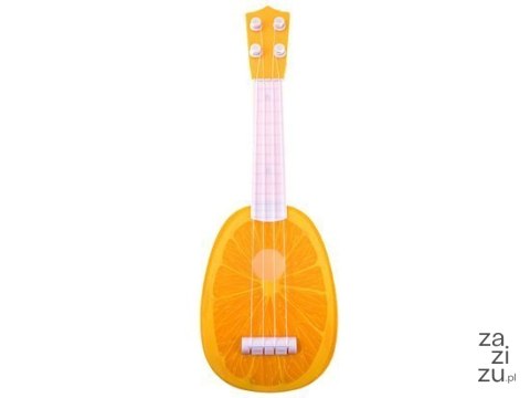 Gitara owocowa ukulele dla dzieci gitarka IN0033 POMARAŃCZA Gitara owocowa ukulele dla dzieci gitarka IN0033 POMARAŃCZA