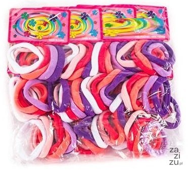 Gumki do włosów 72szt L7389