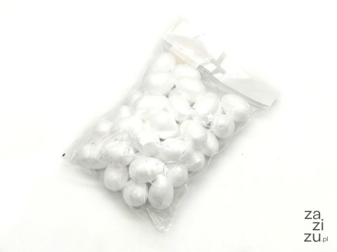 Jajka styropianowe 35szt. białe 20cm Jajka styropianowe 35szt. białe 20cm