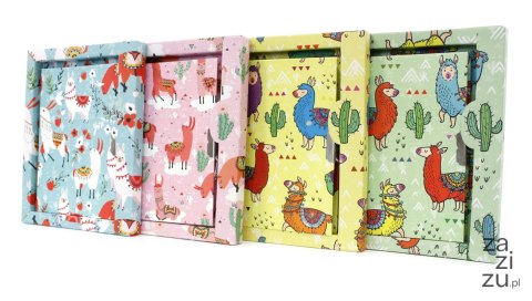 Pamiętnik na kluczyk 15 x 2 x 18cm LAMA / ALPAKA Pamiętnik na kluczyk 15 x 2 x 18cm LAMA / ALPAKA