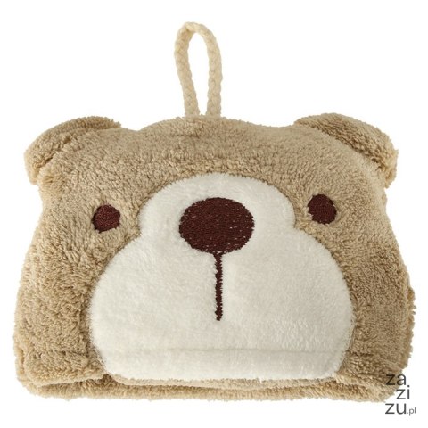 Ręcznik ręczniczek do rąk dla dzieci do przedszkola 42 x 25cm BRĄZOWY MIŚ KX4527 Ręcznik ręczniczek do rąk dla dzieci do przedszkola 42 x 25cm BRĄZOWY MIŚ KX4527