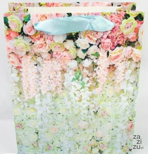 Torba papierowa 12szt. 18x23cm KWIATY 1794 Torba papierowa 12szt. 18x23cm KWIATY 1794