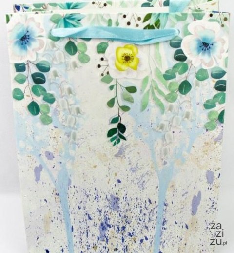Torba papierowa 12szt. 18x23cm KWIATY 1794 Torba papierowa 12szt. 18x23cm KWIATY 1794