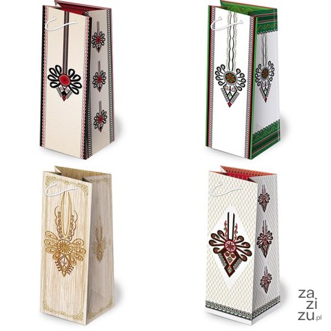 Torebki ozdobne 10szt. AL-2 set 65 Folklor parzenice 12 x 36,9 x 11 cm Torebki ozdobne 10szt. AL-2 set 65 Folklor parzenice 12 x 36,9 x 11 cm
