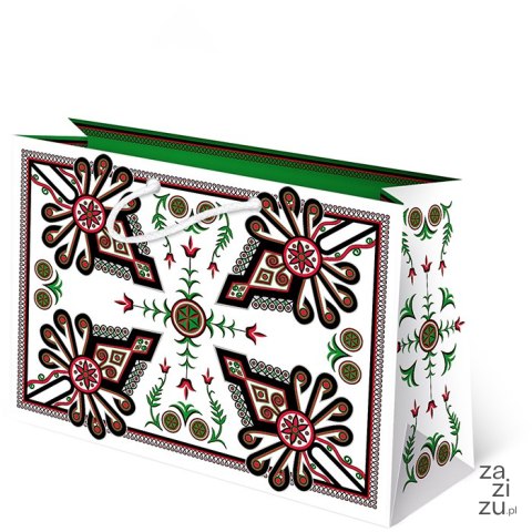 Torebki ozdobne 10szt. TH set 65 Folklor Parzenica 33 x 25,5 x 10 cm Torebki ozdobne 10szt. TH set 65 Folklor Parzenica 33 x 25,5 x 10 cm