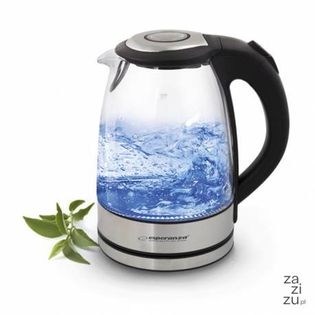 Czajnik szklany Esperanza "Salto angel" 1,7l czarny EKK011K Czajnik szklany Esperanza "Salto angel" 1,7l czarny EKK011K