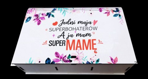 Kasetka duża dzielona na 6 części 15 x 22,5 cm MAMA PASTELE Kasetka duża dzielona na 6 części 15 x 22,5 cm MAMA PASTELE