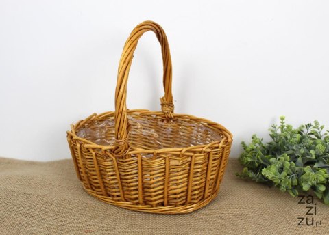 Koszyk, osłonka wiklinowa pleciona 25 x 24 x 20 x 11 cm BRĄZ KOSG-103P Koszyk, osłonka wiklinowa pleciona 25 x 24 x 20 x 11 cm BRĄZ KOSG-103P