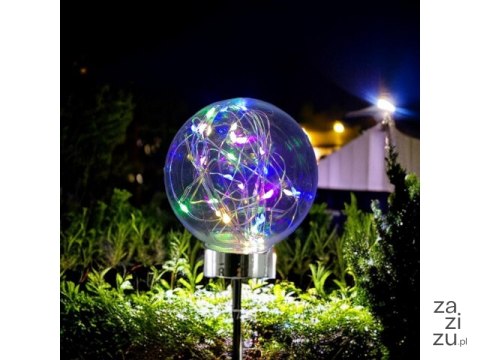 Lampa solarna ogrodowa kula RGB - 2szt. 6010 Lampa solarna ogrodowa kula RGB - 2szt. 6010