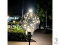 Lampa solarna ogrodowa kula WW - 2szt. 6011