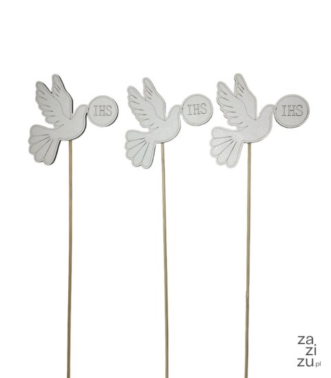 Pik 3szt. KOMUNIA ŚW. GOŁĄB 10cm Pik 3szt. KOMUNIA ŚW. GOŁĄB 10cm