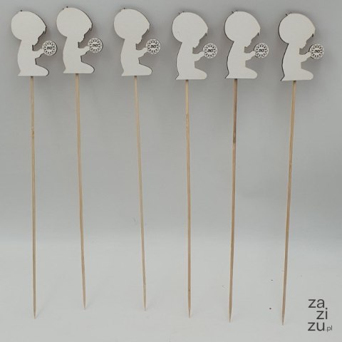 Pik 6szt. KOMUNIA ŚW. CHŁOPIEC IHS 7cm Pik 6szt. KOMUNIA ŚW. CHŁOPIEC IHS 7cm