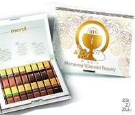 Pudełko na merci 22 x 2 x 17cm KOMUNIA KIELICH Pudełko na merci 22 x 2 x 17cm KOMUNIA KIELICH