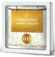 Ramka na zdjęcia przestrzenna 22 x 22cm I KOMUNIA ŚW IHS Ramka na zdjęcia przestrzenna 22 x 22cm I KOMUNIA ŚW IHS