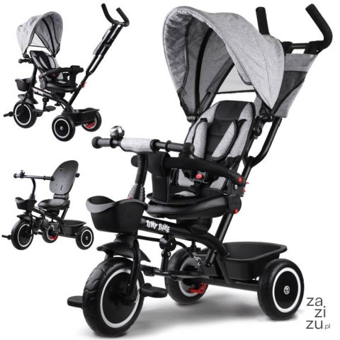 Rowerek dziecięcy trójkołowy Tiny Bike 3w1 z daszkiem OBRACANY SP0650SZ Rowerek dziecięcy trójkołowy Tiny Bike 3w1 z daszkiem OBRACANY SP0650SZ