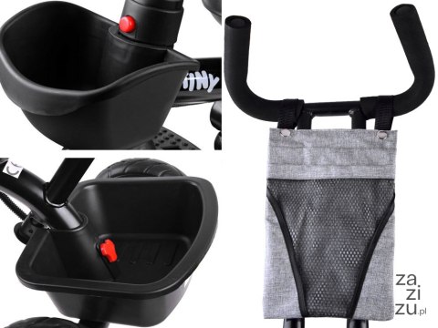 Rowerek dziecięcy trójkołowy Tiny Bike 3w1 z daszkiem OBRACANY SP0650SZ Rowerek dziecięcy trójkołowy Tiny Bike 3w1 z daszkiem OBRACANY SP0650SZ