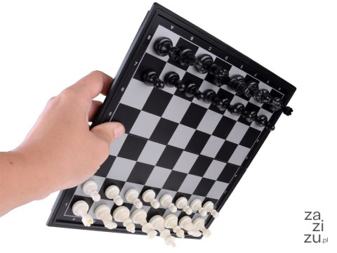 Szachy warcaby magnetyczne 2w1 gra logiczna GR0620 Szachy warcaby magnetyczne 2w1 gra logiczna GR0620