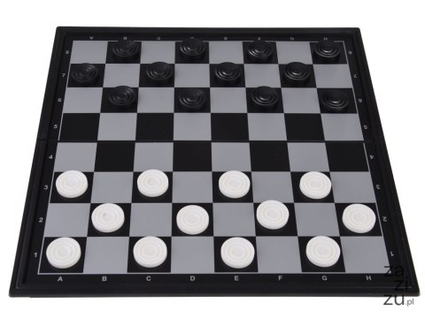 Szachy warcaby magnetyczne 2w1 gra logiczna GR0620 Szachy warcaby magnetyczne 2w1 gra logiczna GR0620