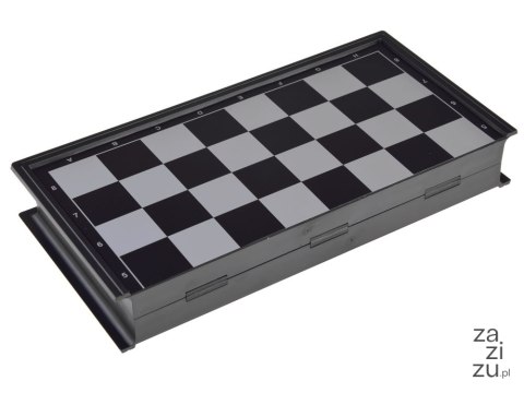 Szachy warcaby magnetyczne 2w1 gra logiczna GR0620 Szachy warcaby magnetyczne 2w1 gra logiczna GR0620