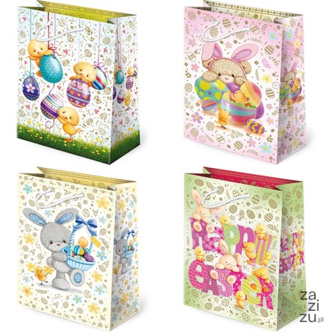 Torebki ozdobne 10szt. T-4L set W3 Wielkanoc Dzieci 16 x 24 x 7,5 cm Torebki ozdobne 10szt. T-4L set W3 Wielkanoc Dzieci 16 x 24 x 7,5 cm