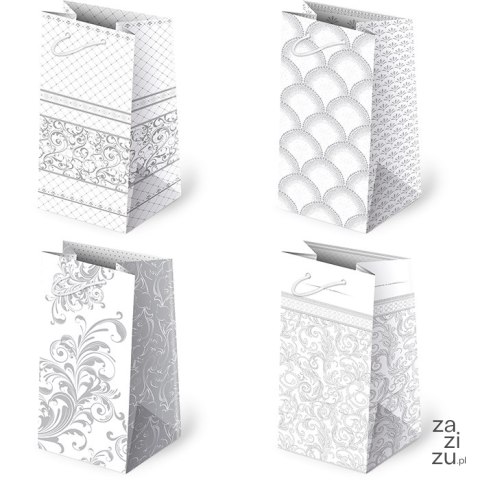 Torebki ozdobne 10szt. T-7L set 114 Białe 10 x 22 x 6 cm Torebki ozdobne 10szt. T-7L set 114 Białe 10 x 22 x 6 cm