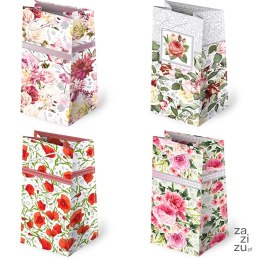 Torebki ozdobne 10szt. T-7L set 67 Kwiaty watercolors 10 x 22 x 6cm