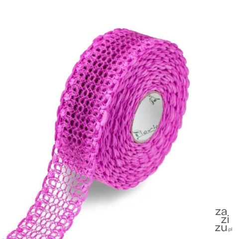 Wstążka ażur 4cm x 10m 224162 FUKSJA Wstążka ażur 4cm x 10m 224162 FUKSJA
