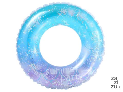 Bajeczne kółko dmuchane z konfetti do pływania dla dzieci 70cm SP0751 Bajeczne kółko dmuchane z konfetti do pływania dla dzieci 70cm SP0751