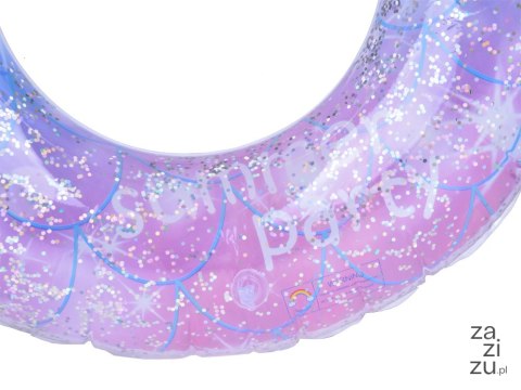 Bajeczne kółko dmuchane z konfetti do pływania dla dzieci 70cm SP0751 Bajeczne kółko dmuchane z konfetti do pływania dla dzieci 70cm SP0751