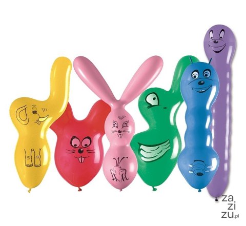 Balony pastelowe KSZTAŁTY 25 szt. GPFMIX/25 Balony pastelowe KSZTAŁTY 25 szt. GPFMIX/25
