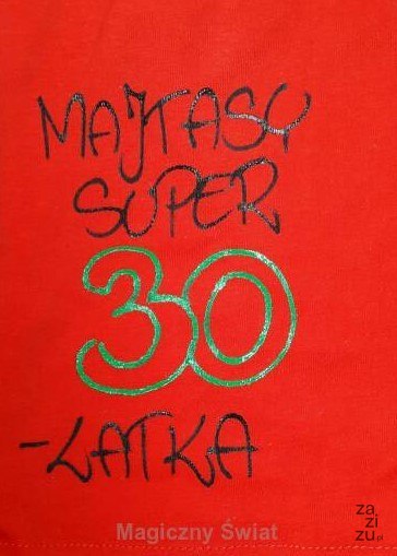 Bokserki męskie humor ręcznie malowane Majtasy Super 30-latka Bokserki męskie humor ręcznie malowane Majtasy Super 30-latka