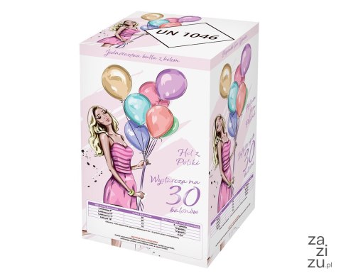 Butla z helem na 30 balonów HG-BJ30 Butla z helem na 30 balonów HG-BJ30