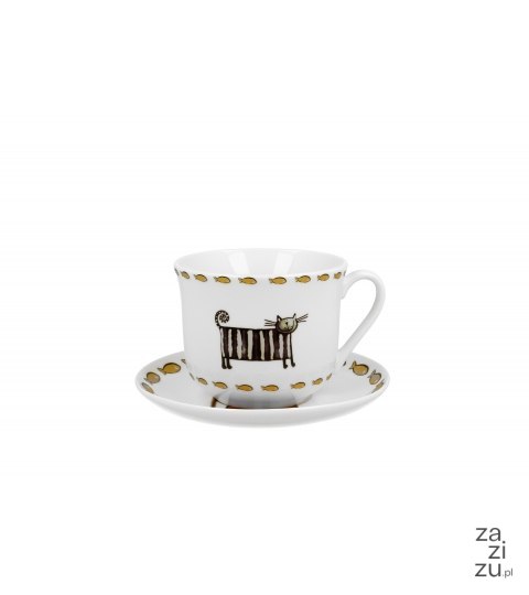 Filiżanka 470ml jumbo ze spodkiem CLASSIC CATS Filiżanka 470ml jumbo ze spodkiem CLASSIC CATS