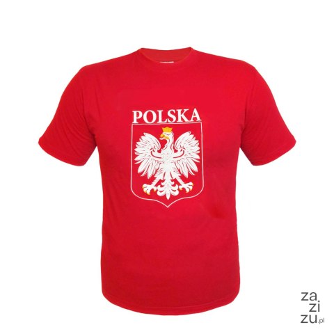 Koszulka z nadrukiem "Biało-Czerwoni" czerwona - rozmiar XXL Koszulka z nadrukiem "Biało-Czerwoni" czerwona - rozmiar XXL